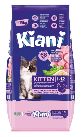 KIANI Kitten with POULTRY and PEAS  (1–12 months)